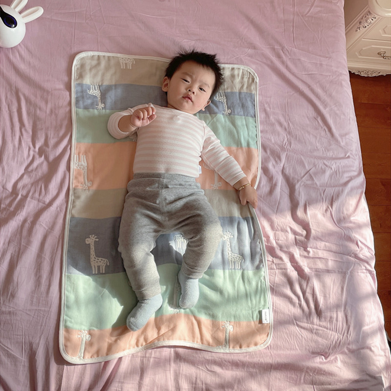 A类宝宝新生儿床单吸汗透气纯棉无荧光床垫可定制春夏秋冬季 婴儿