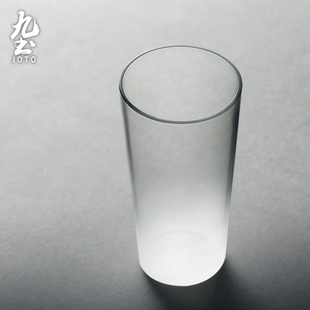 九土日式 啤酒杯玻璃杯子冰饮料杯喝水咖啡杯家用茶杯牛奶杯果汁杯