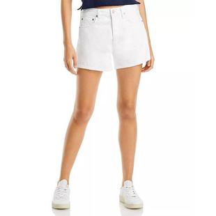 短裤 潮流简约白色夏季 正品 日常舒适百搭时尚 女式 AGOLDE 休闲裤