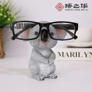 创意动物眼镜架考拉眼镜搁架眼镜店装 饰品太阳眼镜座墨镜展示架