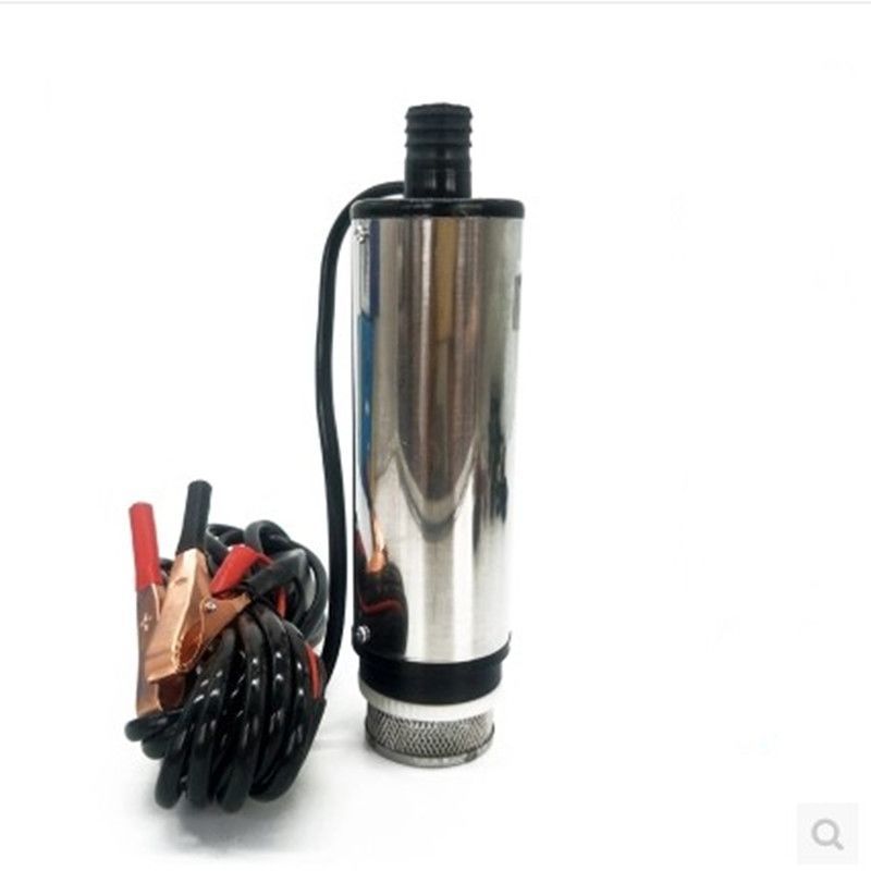纯铜电机抽柴油泵12V24伏小型水泵电动抽子抽油神器 加油机吸油器