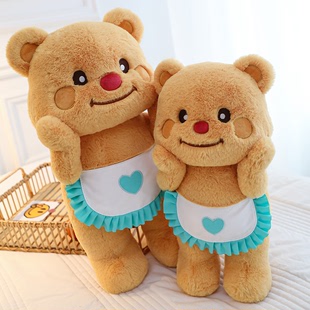 网红奶油小熊公仔玩偶摆件礼物毛绒玩具卡通娃娃送女友周边抱抱熊
