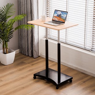 站立式 升降桌床侧边桌笔记本电脑桌可移动工作台沙发卧室办公桌子