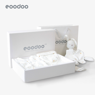 新生儿礼盒衣服夏季 初生满月宝宝见面礼物用品 eoodoo品嘟婴儿套装