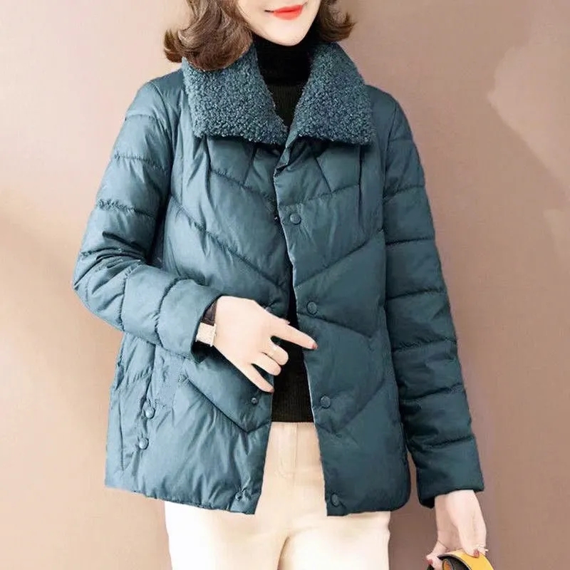 秋冬季 网红棉袄女爆款 2023新款 小个子韩版 棉衣外套 加厚高级感短款