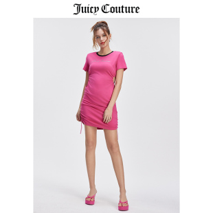 腰部镂空设计感小众短裙 美式 Couture橘滋连衣裙女夏季 Juicy 新款