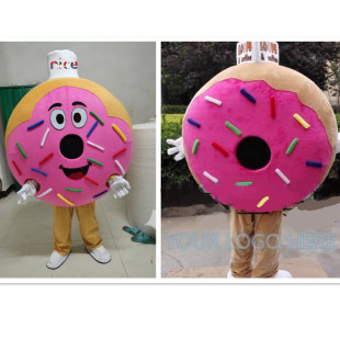 粽子活动宣传人偶服装 汉堡披萨热狗道具服 甜甜圈卡通人偶服装