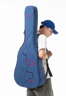 毕加索人脸文艺吉他加厚背包艺术款 吉它包40寸41寸通用Dove鸽子