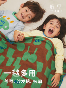 薄款 毛毯幼儿园午睡毯子夏凉被 鹿早婴幼儿盖毯儿童空调盖毯
