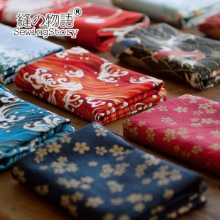 缝物语和风日式 风吕敷纯棉布艺印花便当布餐巾垫美食拍照