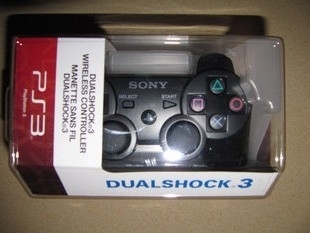 PS3无线六轴手柄 PS3蓝牙无线手柄 黑色 双震动Dualshock3