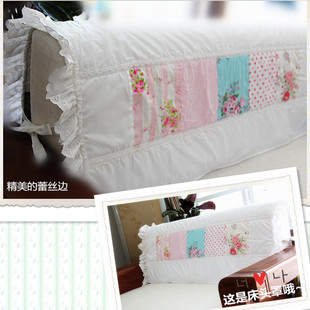 床头套 床头罩 速发韩式 带绣花蕾丝 夹棉 拼布艺术 碎花拼布 沙发