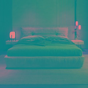 速发北欧科技布艺床意式 极简床榻榻米现代简约主卧软包床储物双人