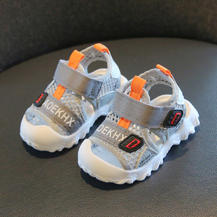 现货速发新款 夏季 4岁包头防滑婴儿鞋 0—1 子男女儿童软 宝宝凉鞋