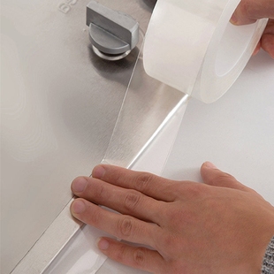 推荐 透明灶台 厨房 水槽防水贴条防油防霉卫生间胶带美缝贴水池密