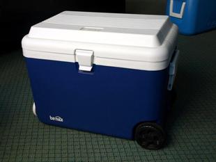 经济型拖拉冰桶50L升保温箱旅游汽车自驾用品车载保温冰箱运动队