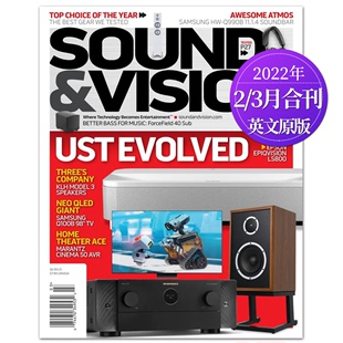 单期可选 2022 23年月刊 现代音响技术 美国视听音频音乐杂志国外英文英语杂志期刊 Sound&Vision