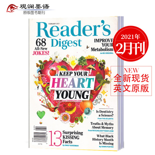 Reader 读者文摘杂志 2021年2月刊 美国版 文学文摘期刊杂志英语英文杂志 Digest