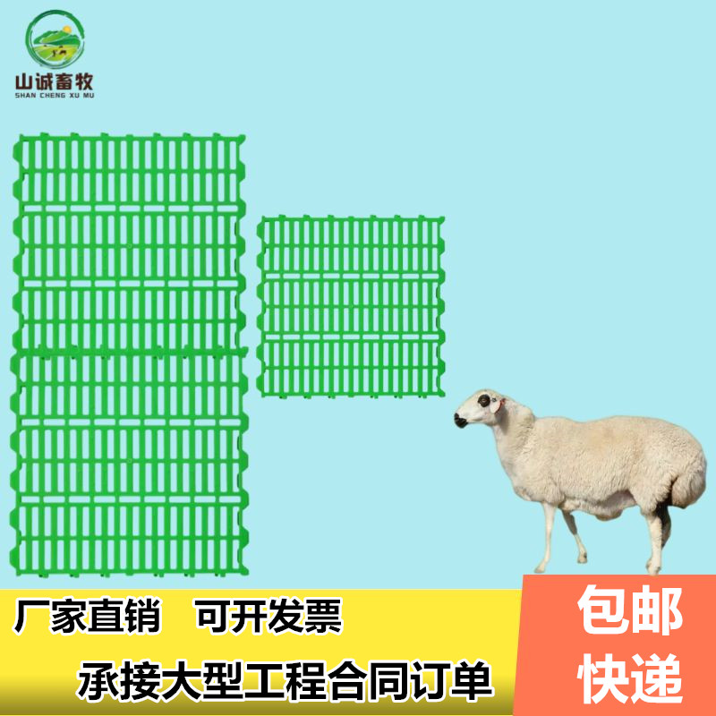 羊用漏粪板栏塑养羊专用 漏粪板羊舍羊圈羊棚羊料羊床板养殖设备