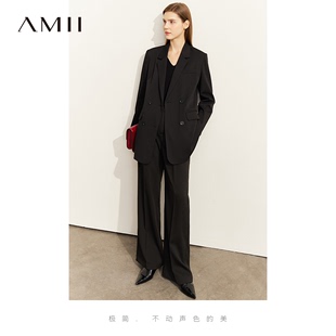 Amii秋装 搭配一整套女装 女高级感职业西装 西裤 套装 两件套 2022新款