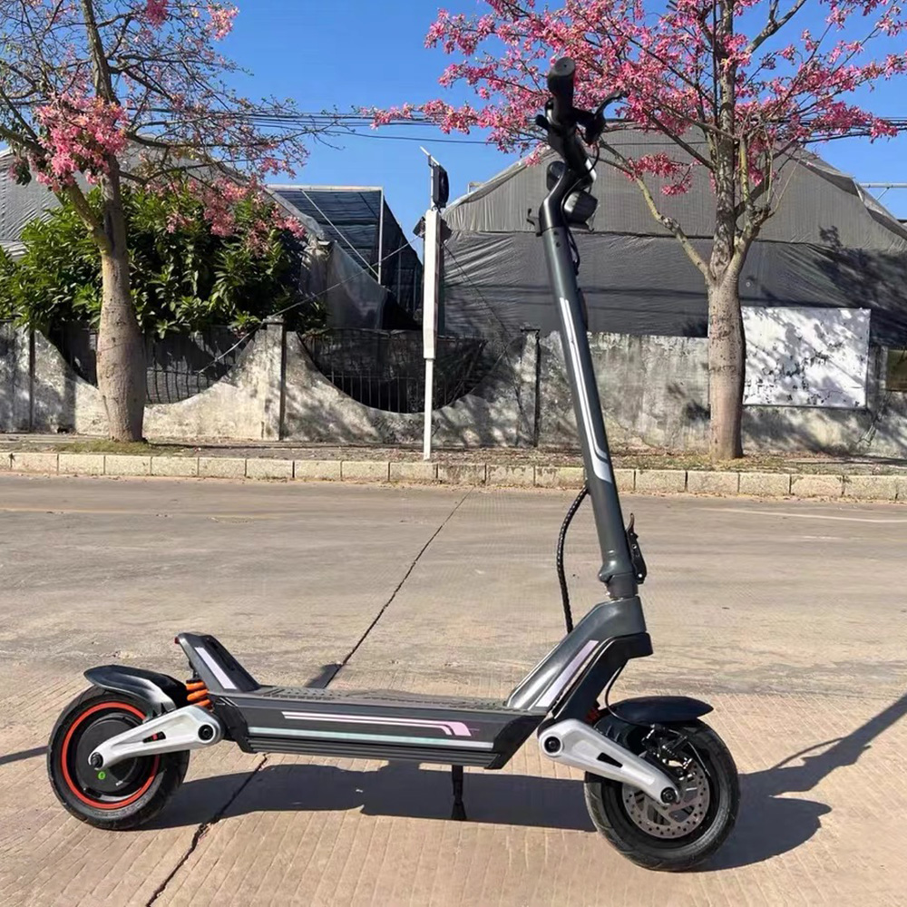 RETUOL两轮双驱电动滑板车代步车折叠便携成人10寸越野高速踏板车