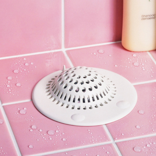 日本卫生间地漏防毛发过滤网浴室洗脸盆头发防堵神器下水道过滤器