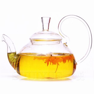 耐热防爆仙踪壶高把壶松鼠壶玻璃茶具透明玻璃壶茶壶花茶壶