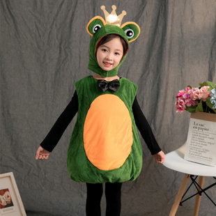 六一儿童演出服卡通动物小青蛙衣服幼儿园男女童宝宝舞蹈表演服装