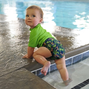 美国iplay婴幼儿童防晒游泳裤 play防菌尿不湿防晒可重复尿布裤