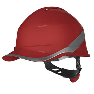 安全帽 代尔塔102019 DIAMONDX 钻石型ABS安全帽通风透气尼龙织带