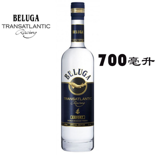 俄罗斯原装 进口金白鲸伏特加Beluga鲟鱼酒高档白酒洋酒700ml