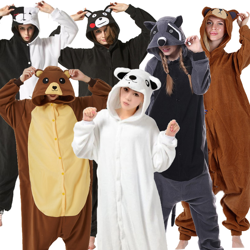 年会演出成人卡通动物舞蹈装 扮北极布朗熊黑白棕熊功夫熊猫表演服