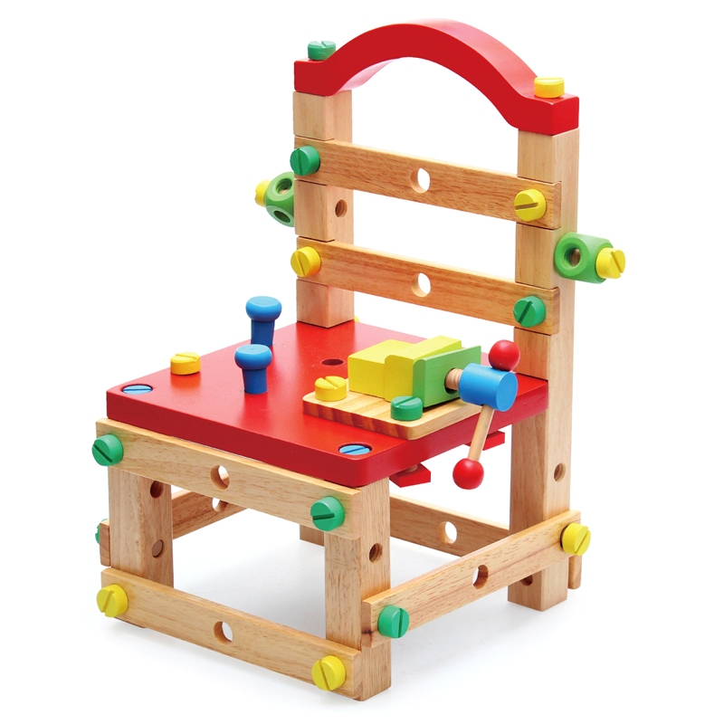 儿童多功能螺母组合拆装 工作椅可拆卸拧螺丝男孩智力动手益智玩具