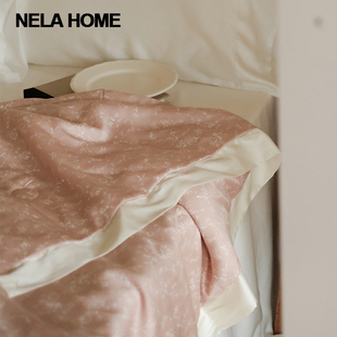 HOME法式 浪漫小碎花兰精天丝薄被暖气被家用盖被可水洗被子 NELA