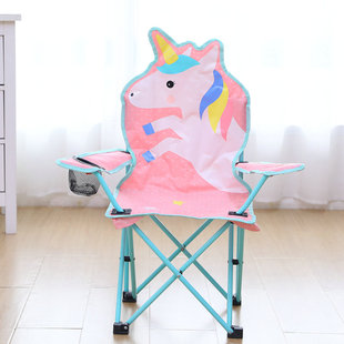 折叠椅儿童小型画画写生椅轻巧便携露营椅沙滩椅可爱卡通小孩椅子