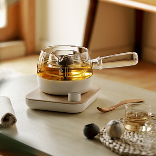 鸣盏三合一煮茶器办公室养生壶家用全自动泡茶茶桌电磁炉小型