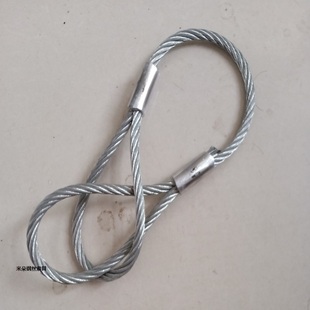 10毫米粗镀锌钢丝吊装 绳无油吊绳索具设备固定搬运钢丝绳套稳固绳