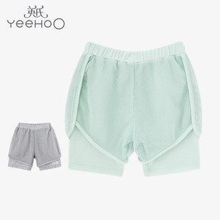 子夏季 短裤 英氏男童裤 YRKEJ20017A01 YRKEJ20018A01 休闲运动裤