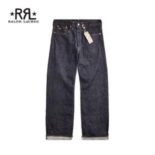 经典 款 RRL男装 型镶边牛仔裤 RL90198 复古五口袋版