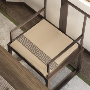 中式 红木沙发坐垫实木椅子座垫家具圈椅茶椅餐椅垫家用防滑中国风