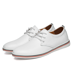 防滑防水专业高尔夫运动鞋 白色高尔夫鞋 真皮高尔夫球鞋 头层牛皮鞋