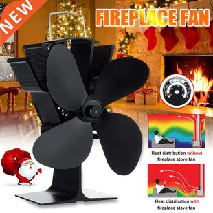 Hot Fan Fir Real Wood Fireplace Blades Burning Power