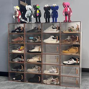 盒收纳盒透明鞋 柜折叠鞋 鞋 子收纳神器抽屉式 亚克力省空间 架鞋