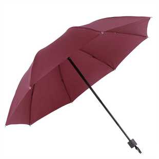 雨伞定制logo广告伞男士 单人折叠女纯色黑色纯黑可印字定做礼 新款
