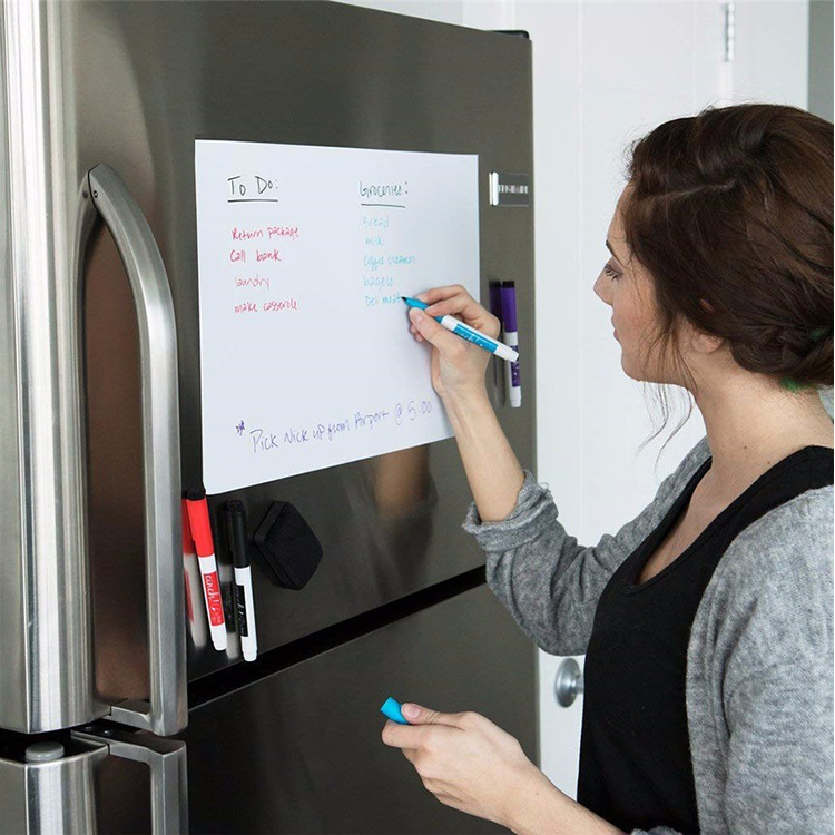 创意家用磁性软白板冰箱贴手写记事留言板小白板备忘录记事本墙贴