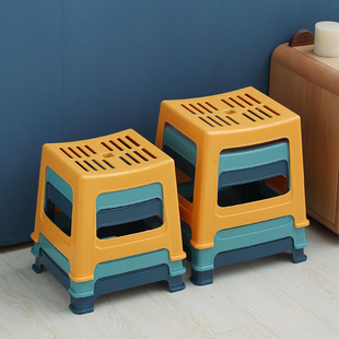 小凳子客厅椅子 小板凳餐桌胶凳子矮凳登子 北欧塑料凳子家用加厚