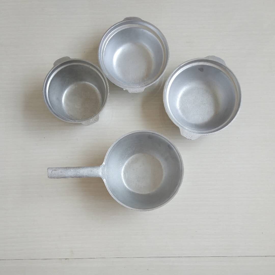 铝合金水瓢铝制砂锅米线专用可定制铸铝水瓢老式 加厚可加热小铝锅