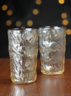 礼盒高档玻璃水具套装 杯具 冰川纹水具家用客厅乔迁新居杯子套装