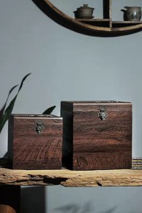 茶叶包装 盒散装 礼品盒熟茶新款 木箱250克竹子纸盒红茶500克空盒子