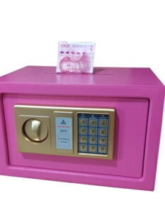 包邮 家用保险柜电子密码 保险箱办公入墙固定床头保管箱存钱罐储蓄